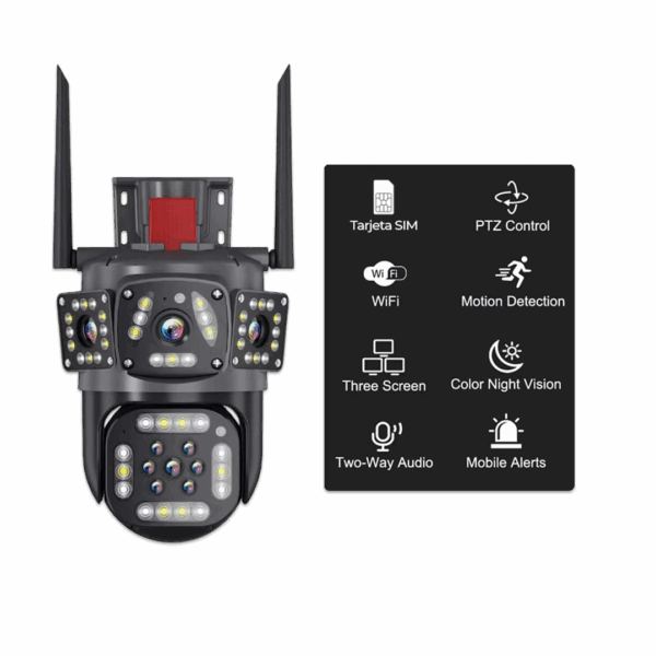 Cámara de seguridad con CHIP 4G