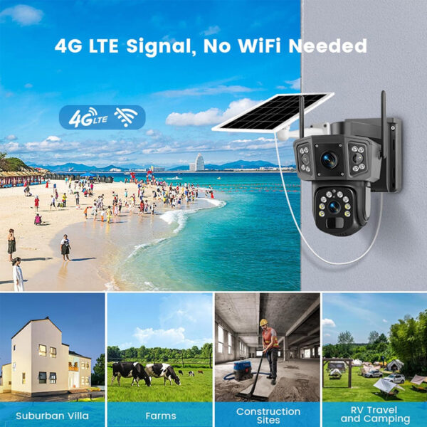 Cámara de CHIP 4G con panel solar - Imagen 5