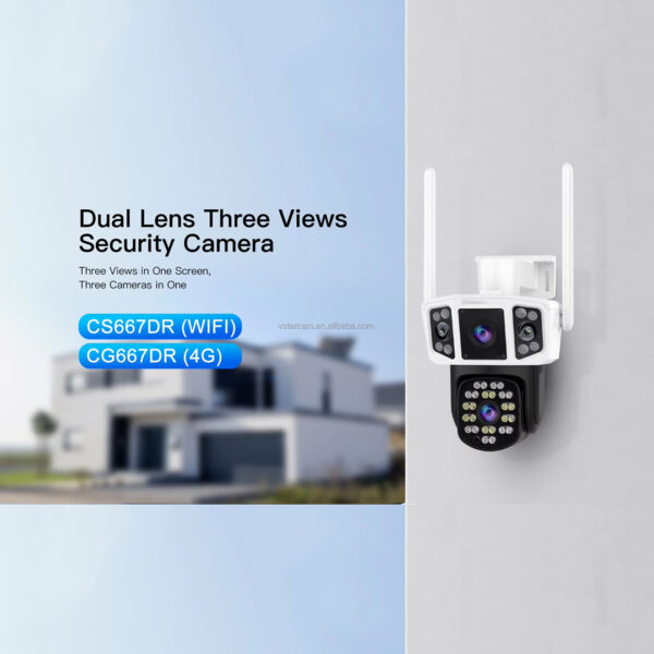 Cámara de seguridad triple monitor - Imagen 6
