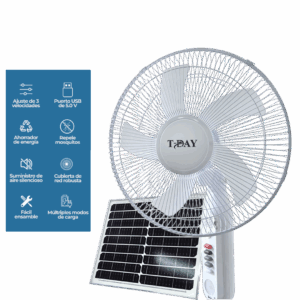 Ventilador Solar de Pedestal
